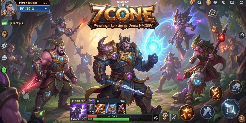 Gameplay seru 7CONE dengan grafis menarik dan dunia yang luas.