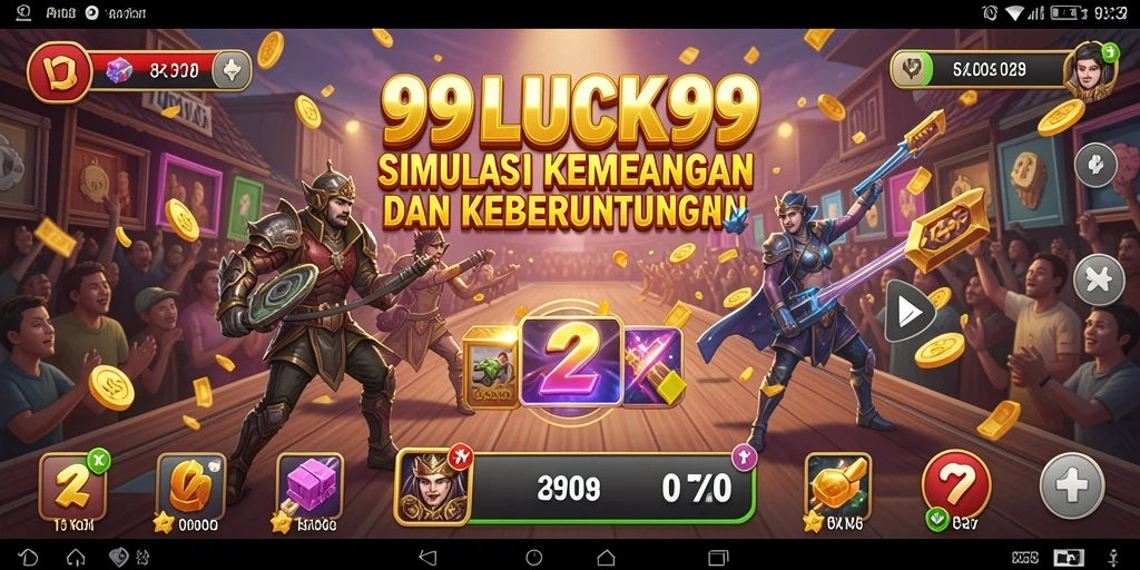 Tampilan gameplay menarik dari 99LUCK99 dalam simulasi keberuntungan.