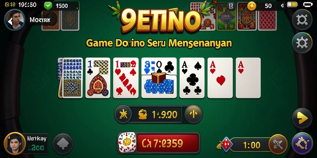Tangkapan layar gameplay Domino yang menarik di 9ET.