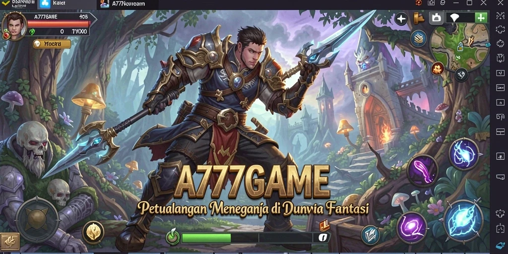 Screenshot A777GAME menampilkan gameplay yang menantang dan menarik.