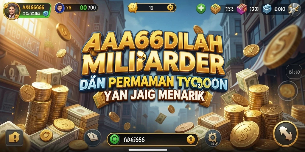 Tampilan screenshot menunjukkan momen seru di dunia Tycoon.
