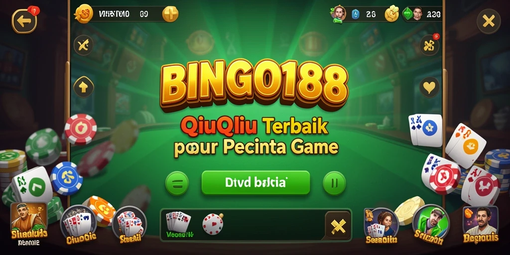 Tampilan gameplay BINGO188 dengan aksi QiuQiu yang seru.
