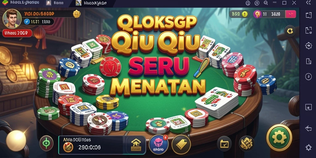 Tampilan gameplay seru dari COLOKSGP QiuQiu.