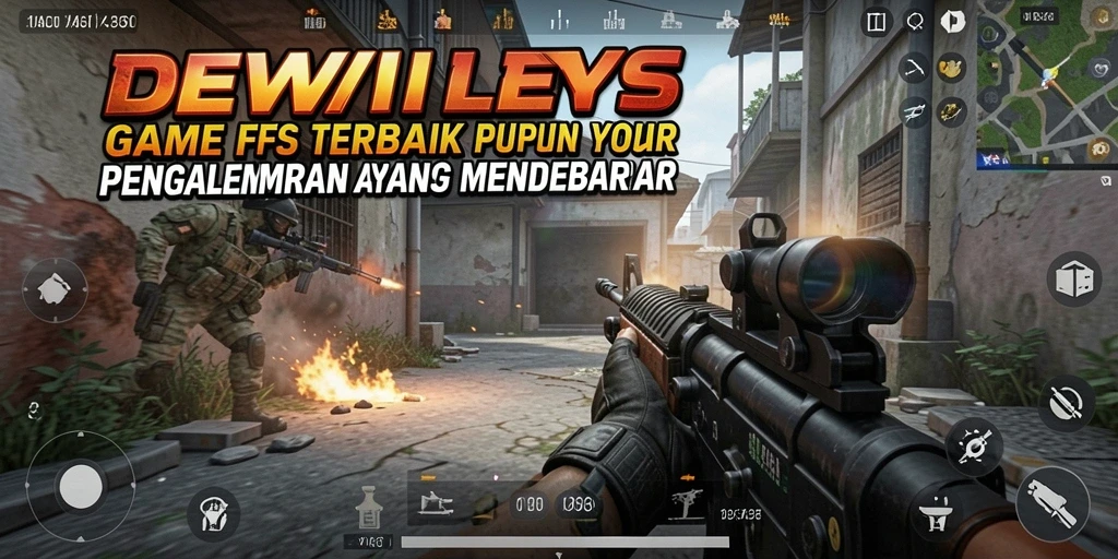 Screenshot DEWI11 menampilkan aksi tembak-menembak yang mendebarkan.