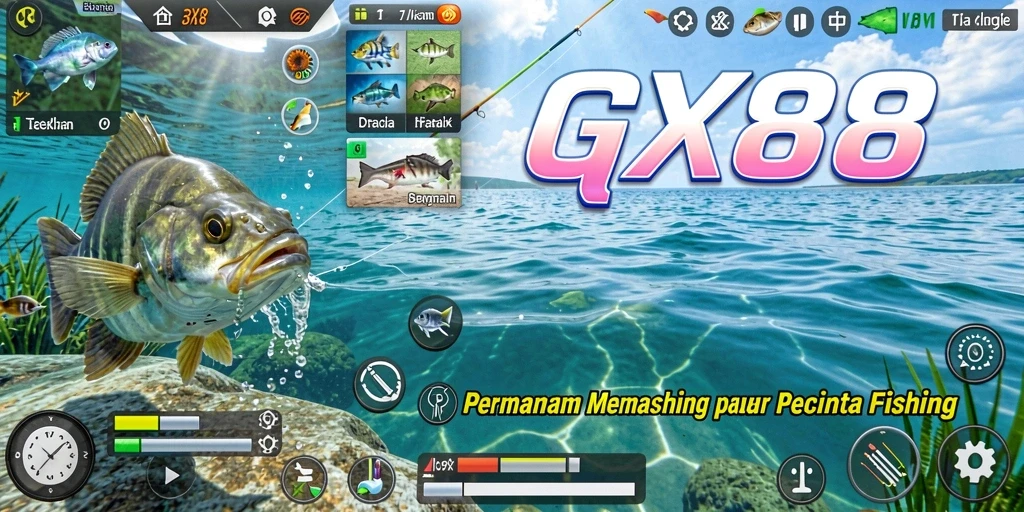 Tangkapan ikan besar dalam gameplay GX88 yang seru.