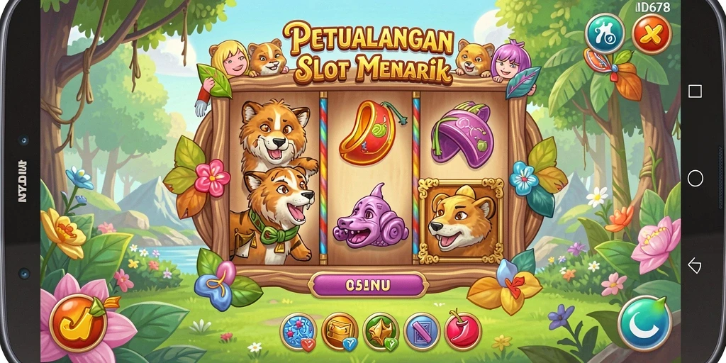 Screenshot aksi menarik dalam gameplay Slot ID678.