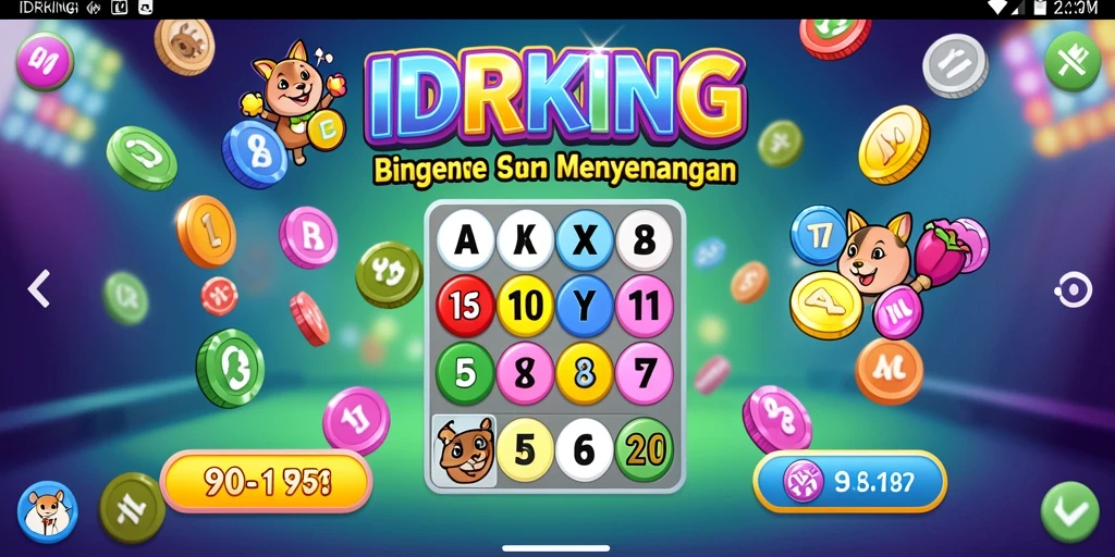 Tampilan gameplay seru dari permainan Bingo IDRKING.