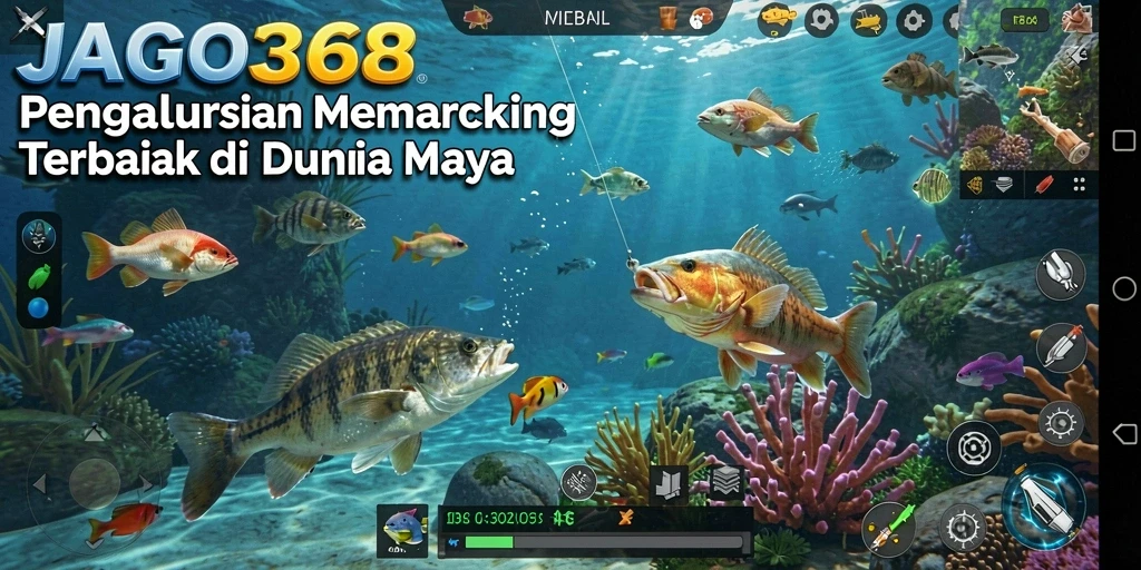 Screenshot JAGO368 menunjukkan aksi memancing yang mengasyikkan dengan grafis menawan.