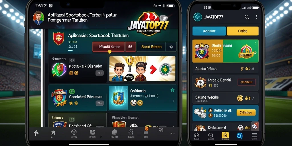 Tampilan menarik dari gameplay Sportsbook JAYATOP77.