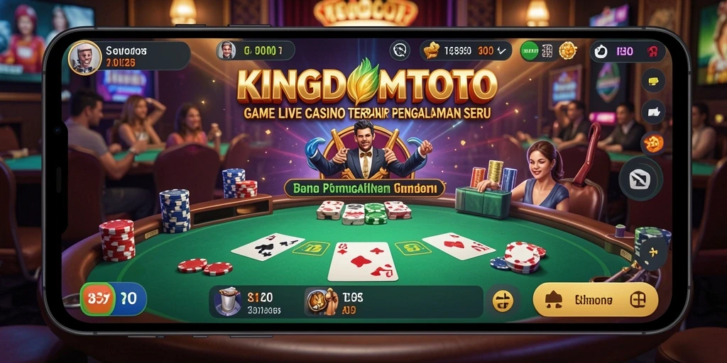Gameplay Live Casino yang seru dan interaktif.