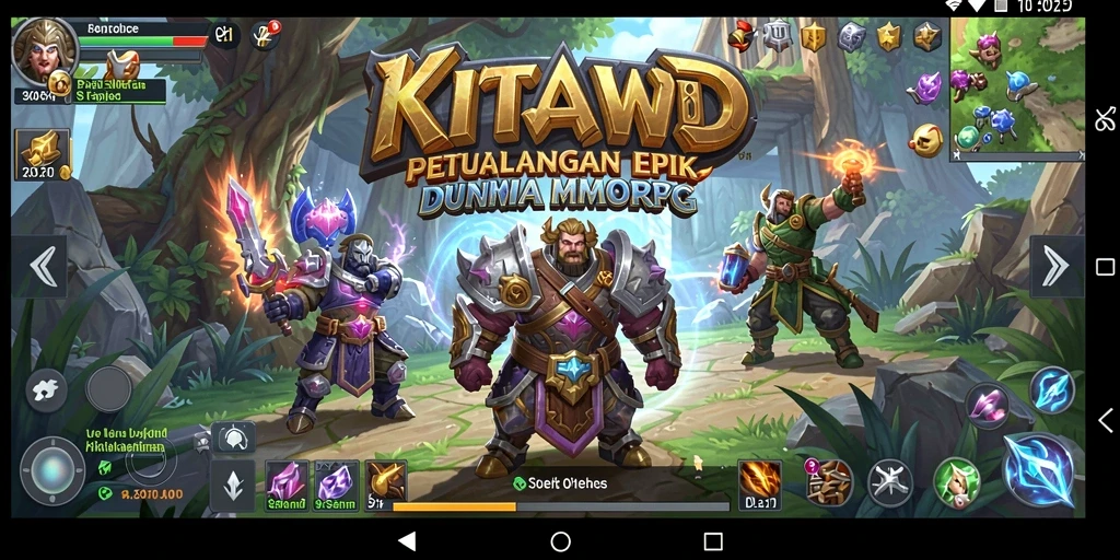 Tangkapan layar utama dari gameplay epik di KITAWD.