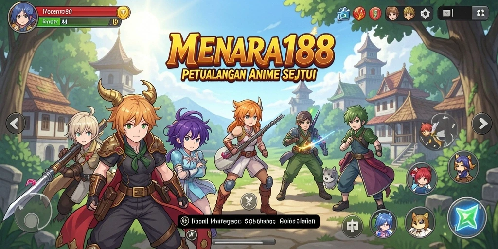 Tampilan gameplay seru dan dinamis di MENARA188.