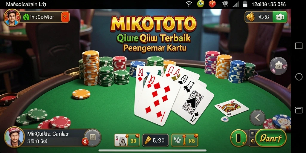 Tampilan gameplay QiuQiu yang seru dan kompetitif.