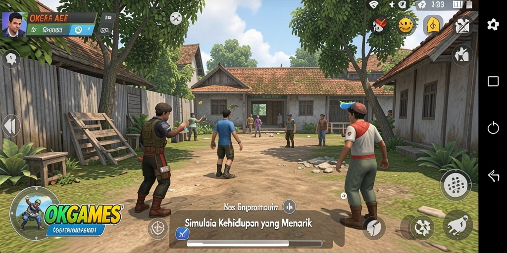 Tampilan gameplay menarik dari OKGAMES yang memikat.