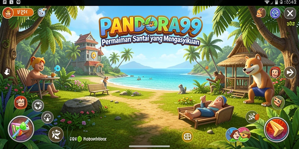 Tampilan gameplay seru PANDORA99 dengan berbagai mini game menarik.