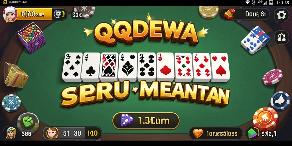 Screenshot permainan menunjukkan momen seru dalam game Domino.