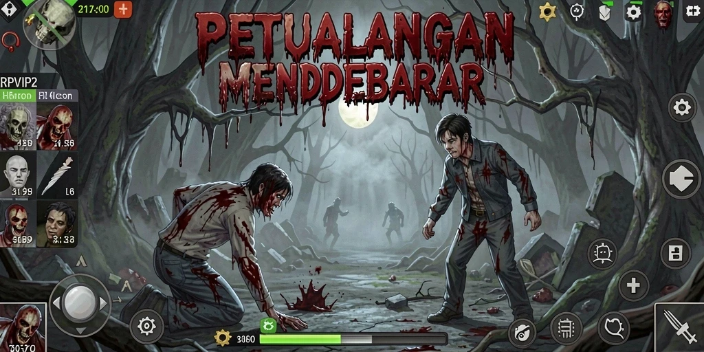 Gameplay menegangkan RPVIP2 dengan suasana yang mencekam.