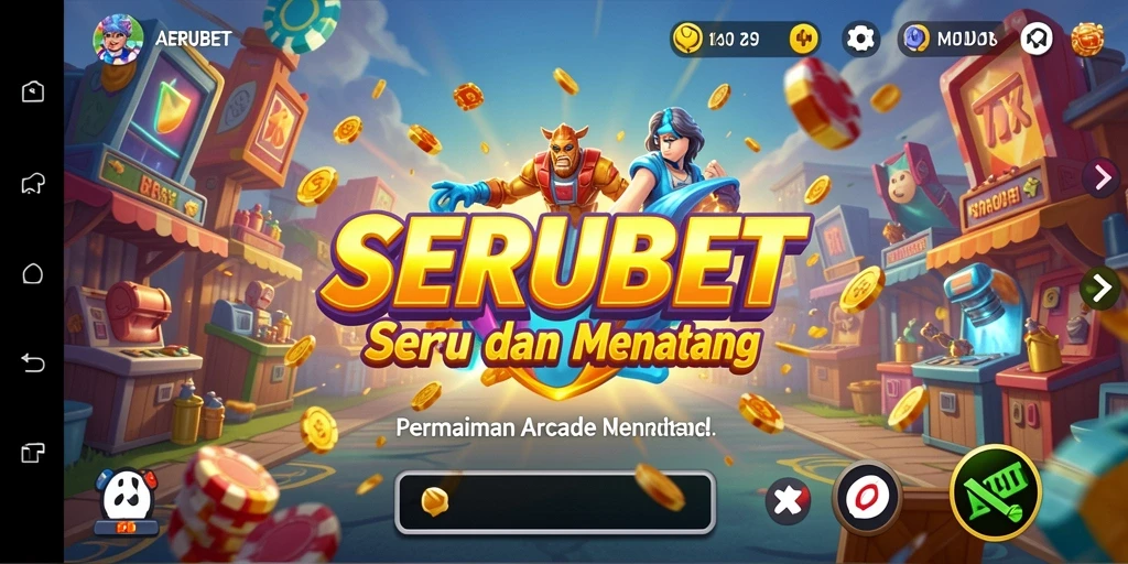 Tangkapan layar gameplay SERUBET menunjukkan aksi seru dan menantang.