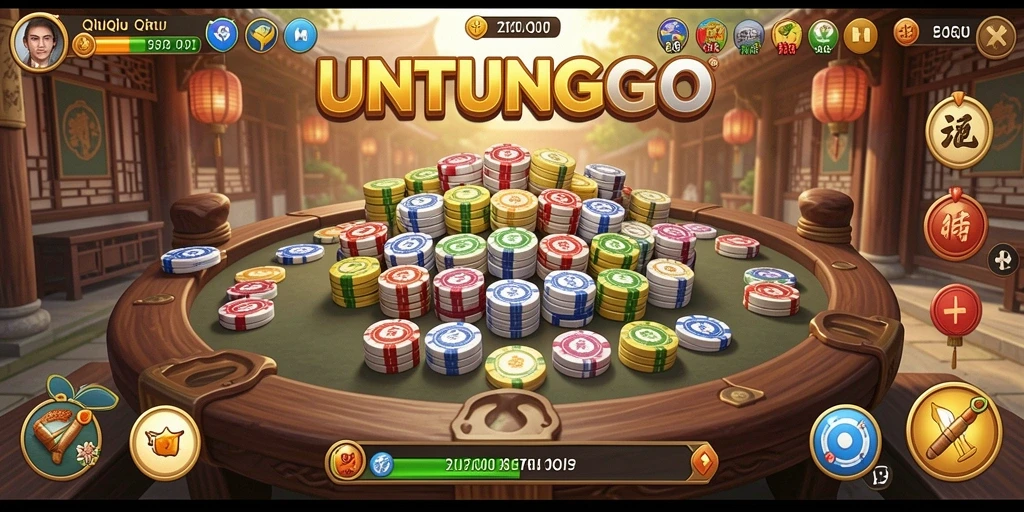 Tampilan gameplay QiuQiu yang menarik dan seru.