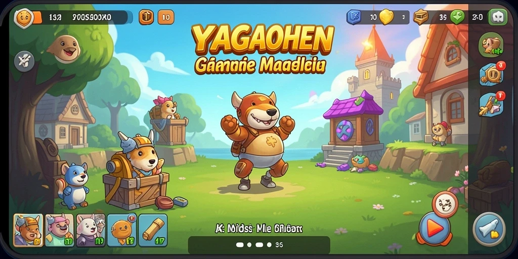 Tampilkan gameplay menarik dari YAGAOHEN saat mengumpulkan sumber daya.